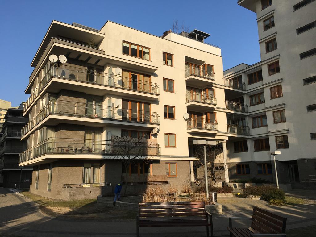 Apartament Mokotow Warschau Exterior foto